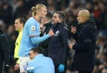 Man City vs Arsenal : Haaland aborde le match sans pression haaland reste serein avant le match crucial entre manchester city et arsenal, prêt à briller sur le terrain.